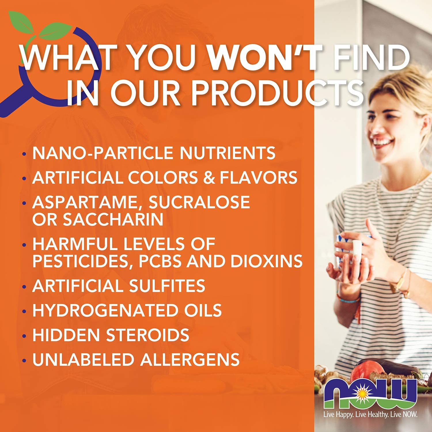 NOW Foods Taurine, 500 mg, 100 Capsules 24Hr Smart
